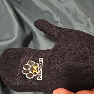 Mizzou Black Winter Mittens with warm Lining